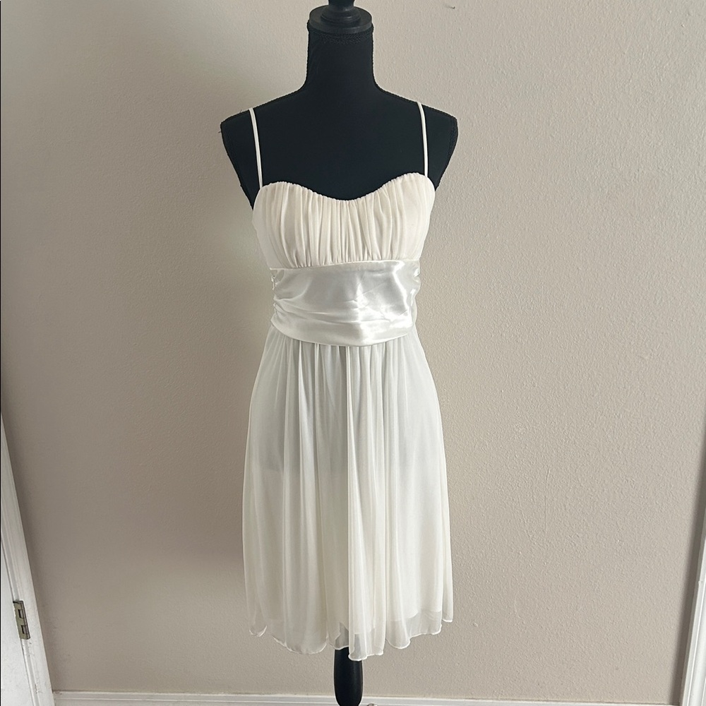 Speechless Cream Spaghetti Strap Dress